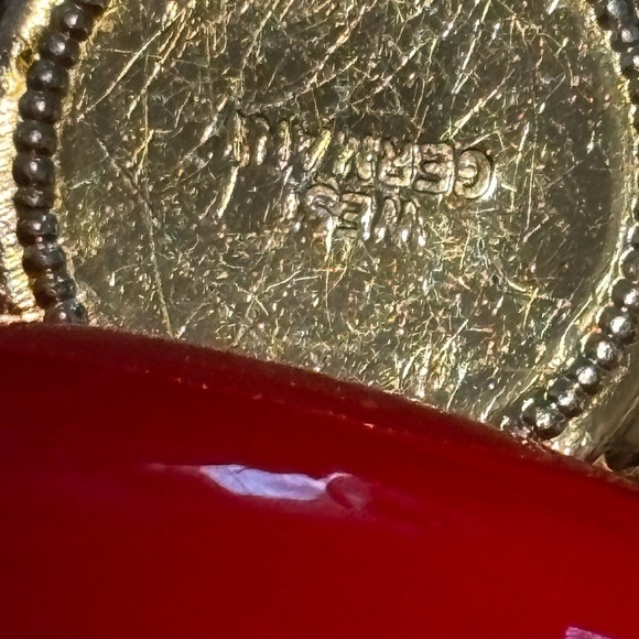 West Germany porcelain or ceramic water color beaded double strand - Picture 5 of 7